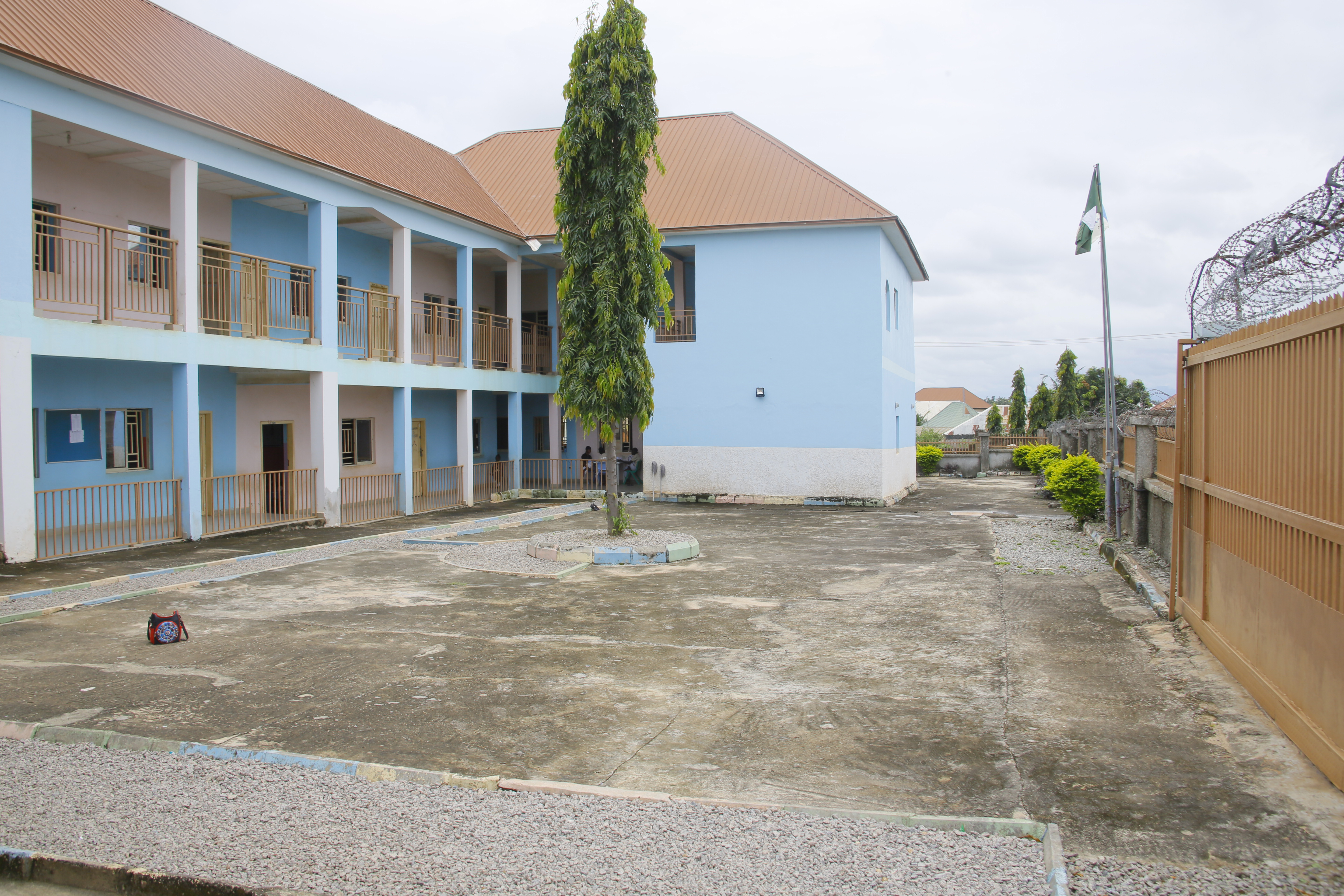 Students on educational field trip